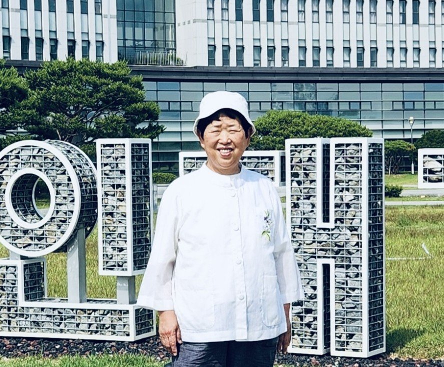 함정희 씨. 한국장기조직기증원