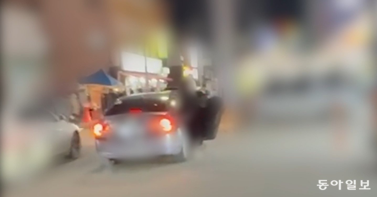 불법 유상운송 차량 호출 및 탑승 장면 캡처. 경기남부경찰청 제공