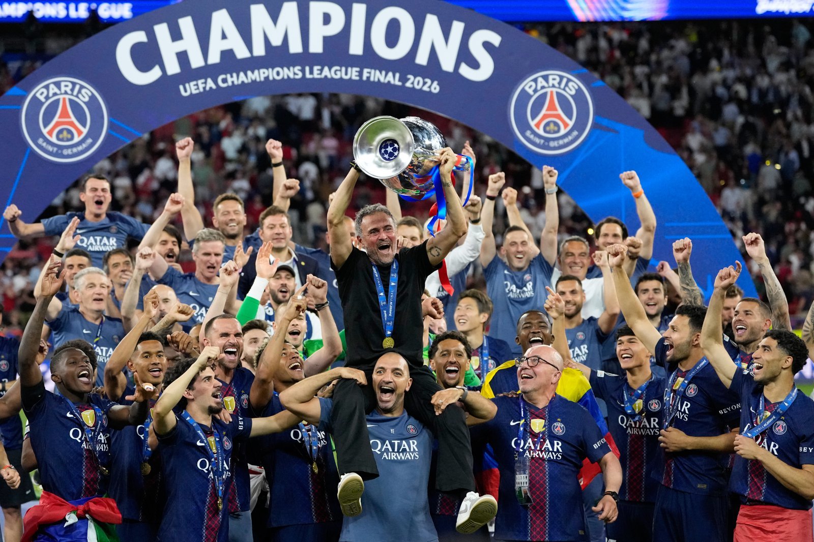 ‘이강인 벤치’ PSG, 승부차기 혈투 끝 아스널 꺾고 UCL 2연패