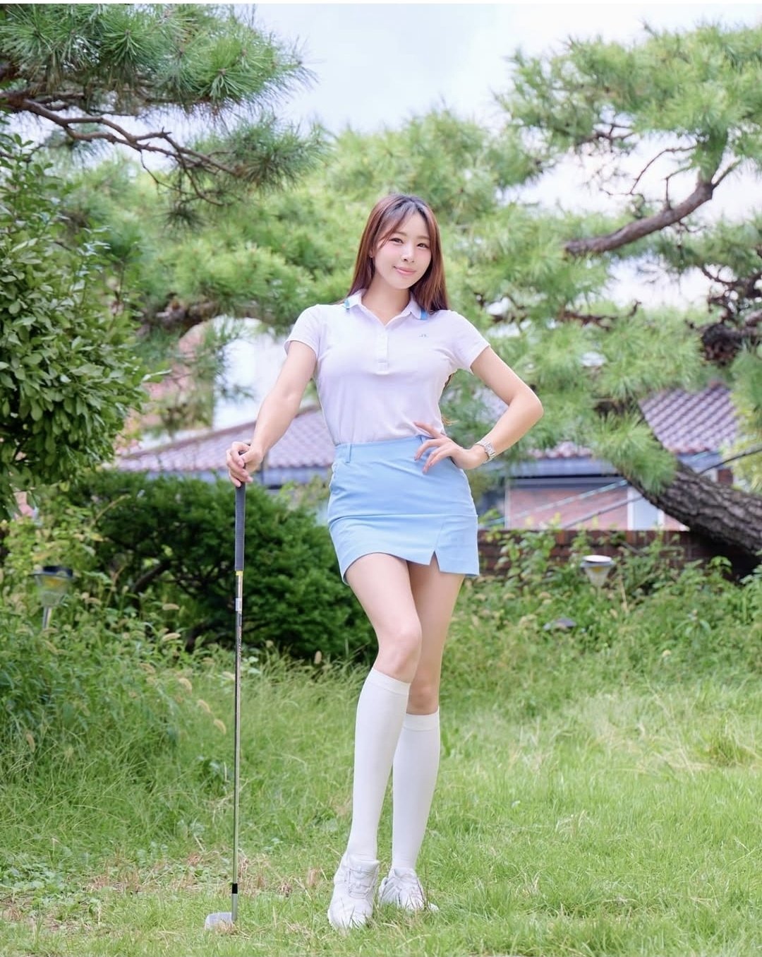 신수지는 골프에도 진심이다.  신수지 인스타그램