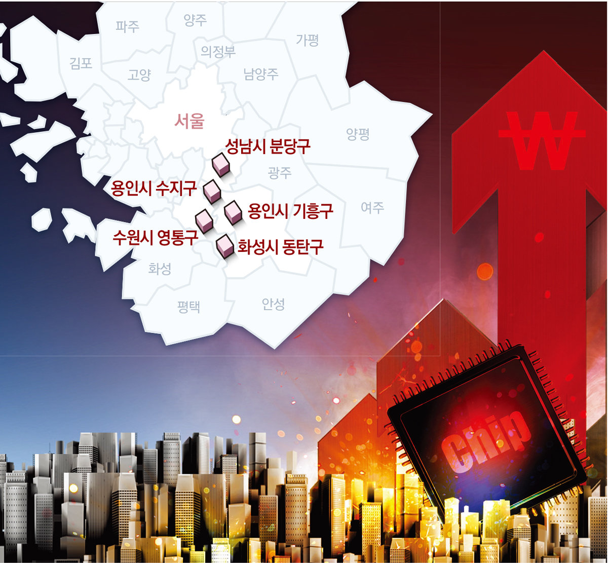 경기 ‘삼전닉스 셔세권’ 집값, 서울보다 더 올랐다