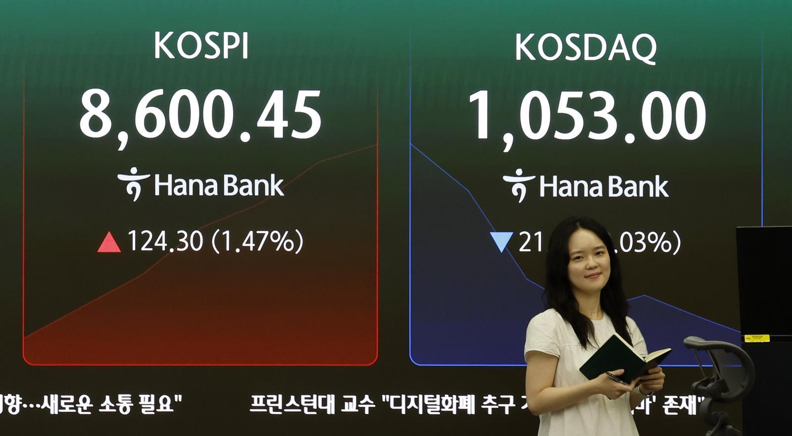 [속보]코스피, 장 초반 8600선 돌파 ‘역대 최고치’