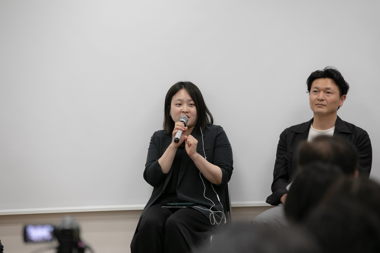 ‘J-SPC 사업’ 최종 성과보고회에서 사회적가치연구원 유미현 팀장과 패널들이 토론을 하고 있다. 사진제공=사회적가치연구원