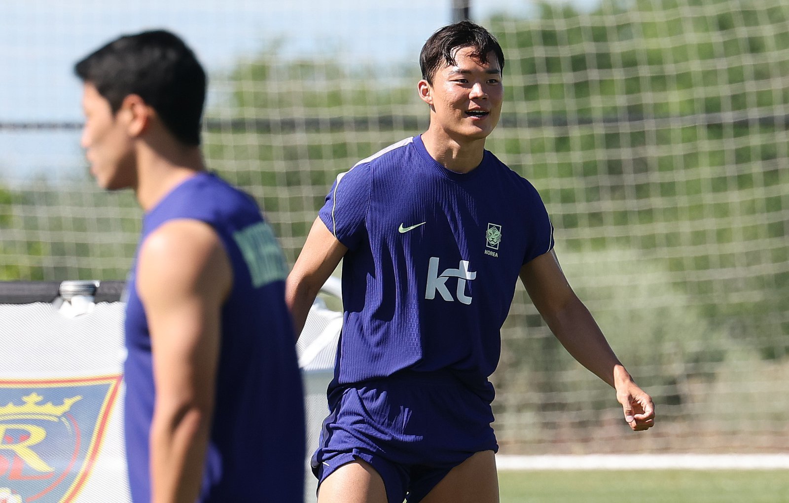 대한민국 축구대표팀 오현규가 1일(현지시간) 미국 유타주 헤리먼에 위치한 자이언스뱅크 트레이닝센터에서 훈련을 하고 있다. 2026.6.2 ⓒ 뉴스1