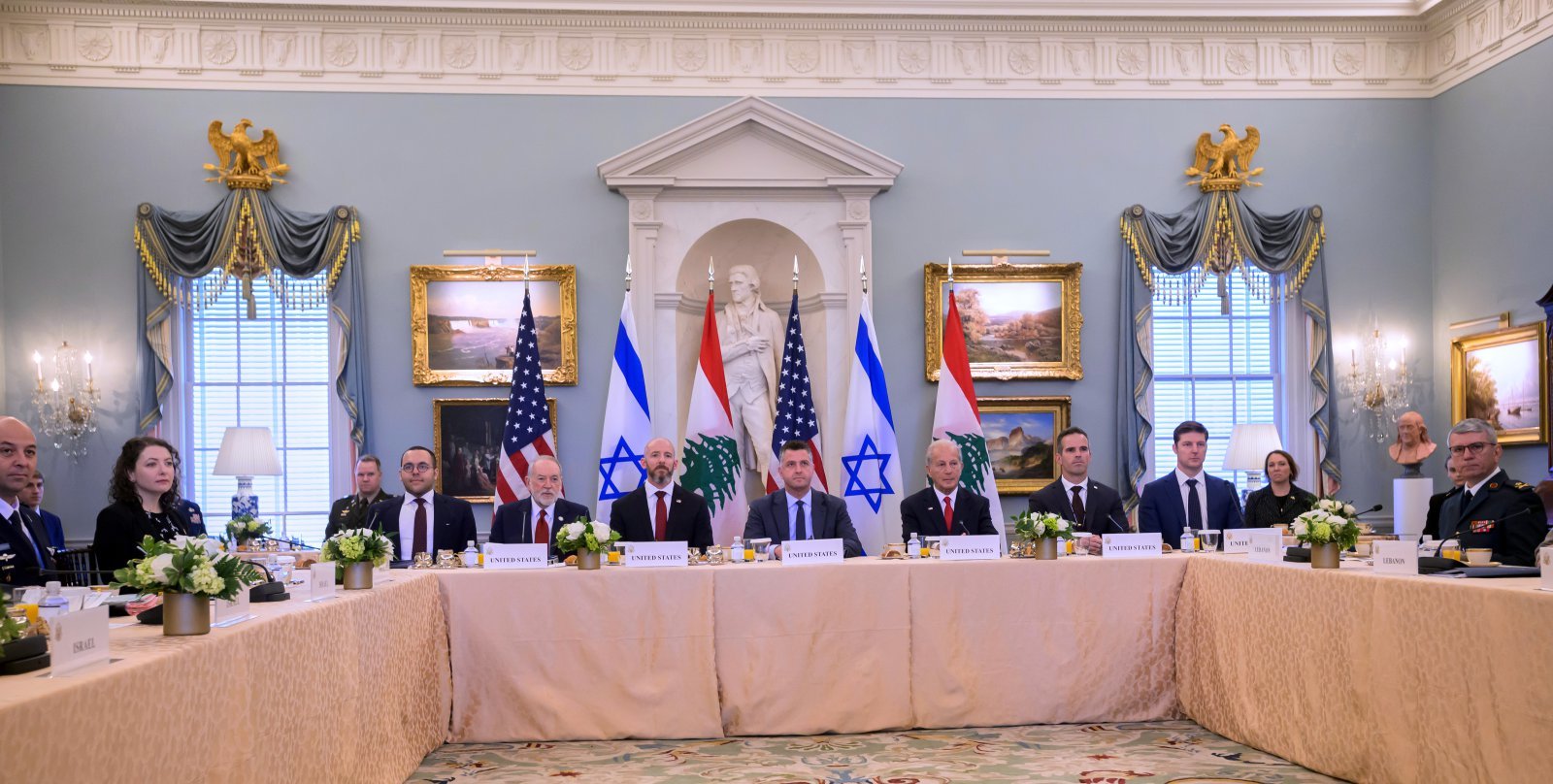 Israel, Lebanon Resume Ceasefire Talks in Washington Under U.S. Mediation