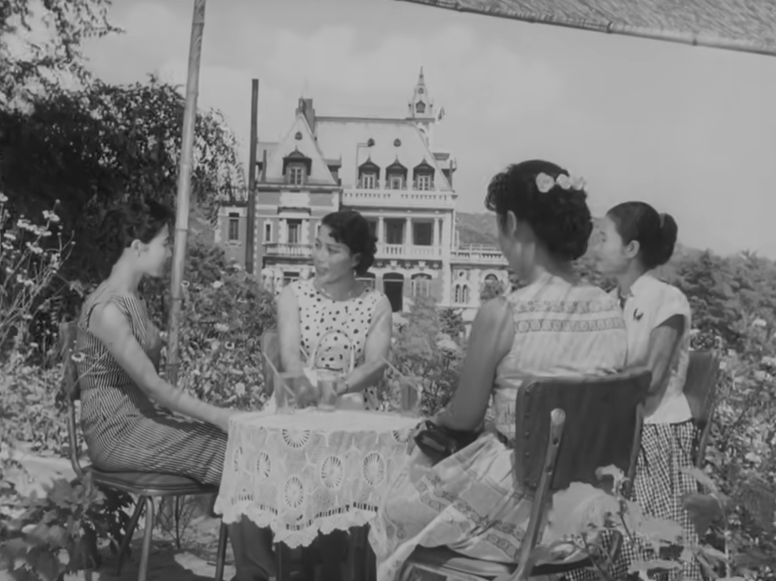 이용민 감독의 영화 ‘서울의 휴일’(1956년) 속 벽수산장의 모습. 사진 출처 한국영상자료원