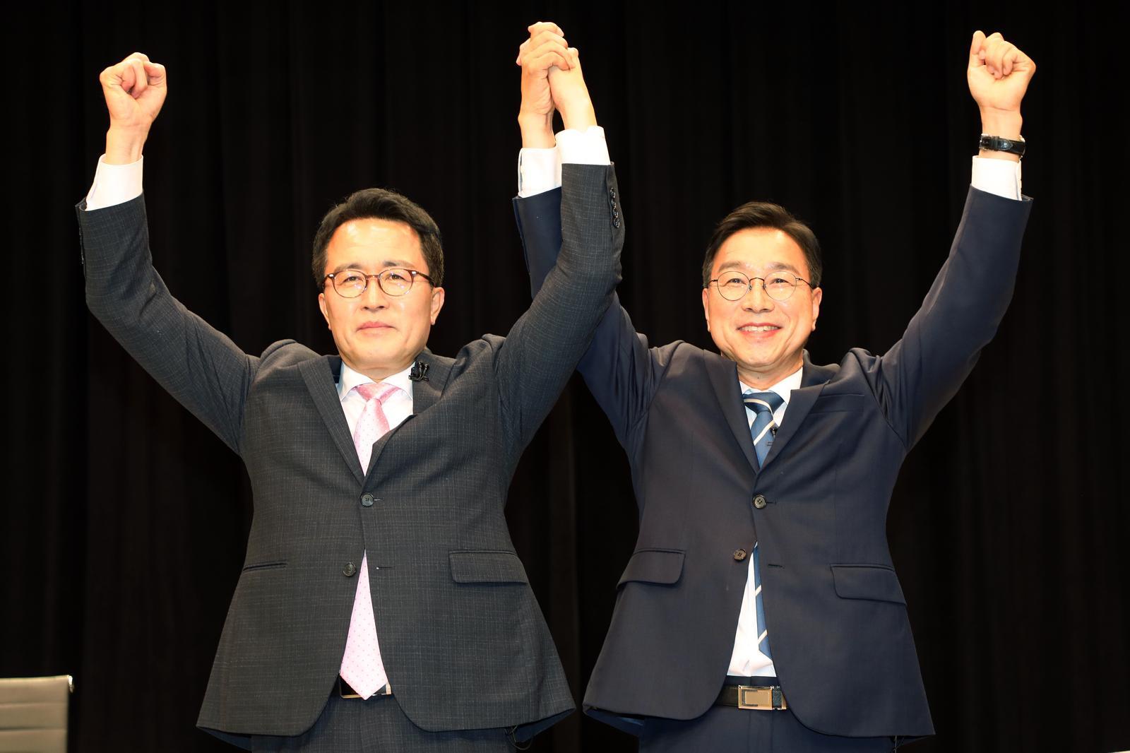 [출구조사]위성곤 62.2 문성유 34.9…제주지사 민주 우세