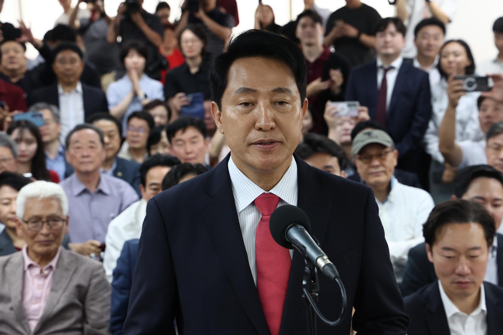 [속보]오세훈, 아침 대역전 드라마…“평범한 시민들의 승리”