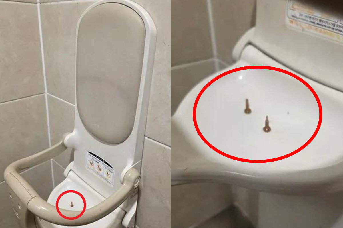“큰 사고 날 뻔”…마트 화장실 유아용 의자에 뾰족 나사