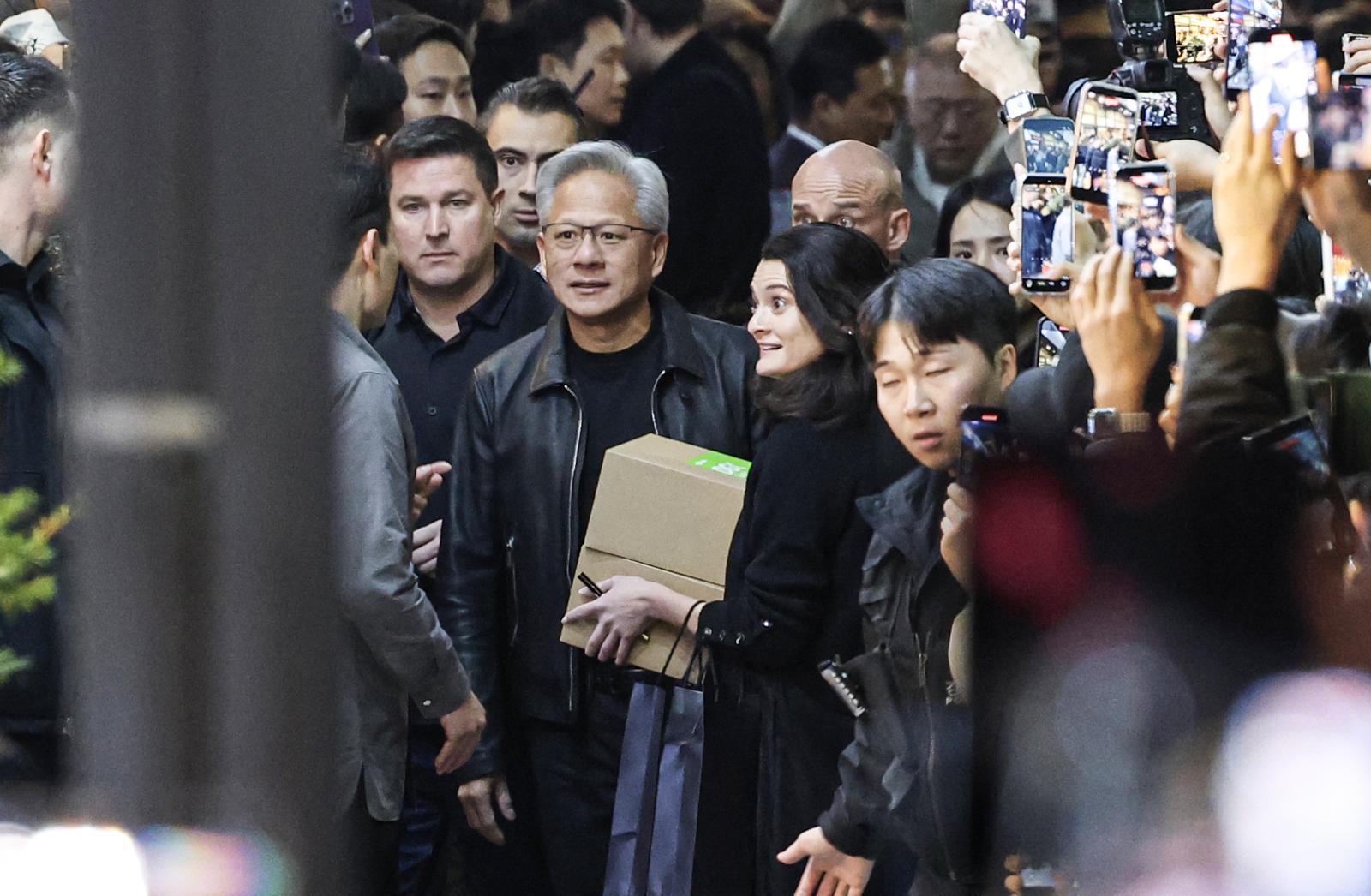Nvidia CEO Jensen Huang's South Korea visit managed with '007' secrecy