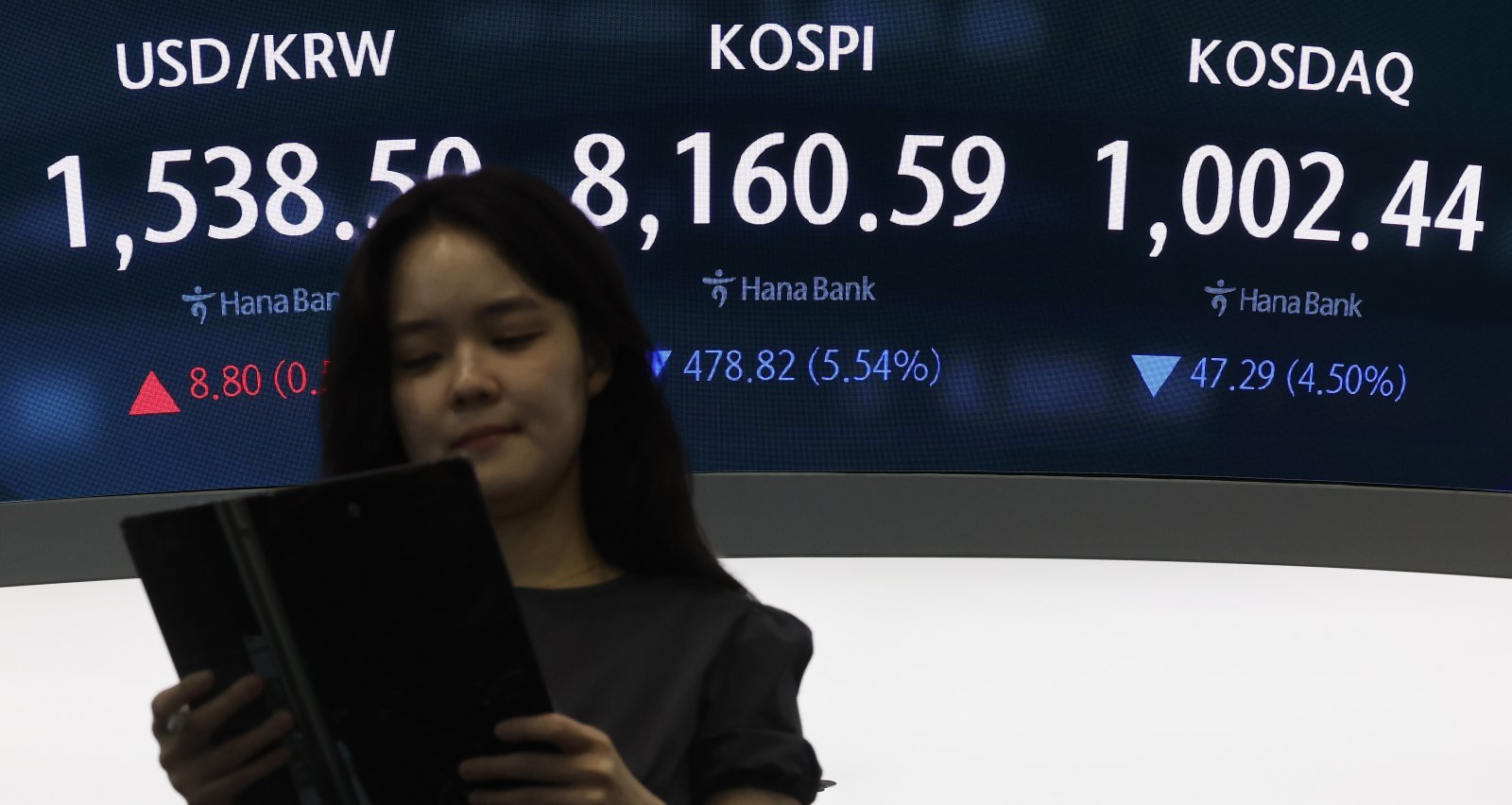 South Korean Stocks Plunge Amidst Global Market Fears