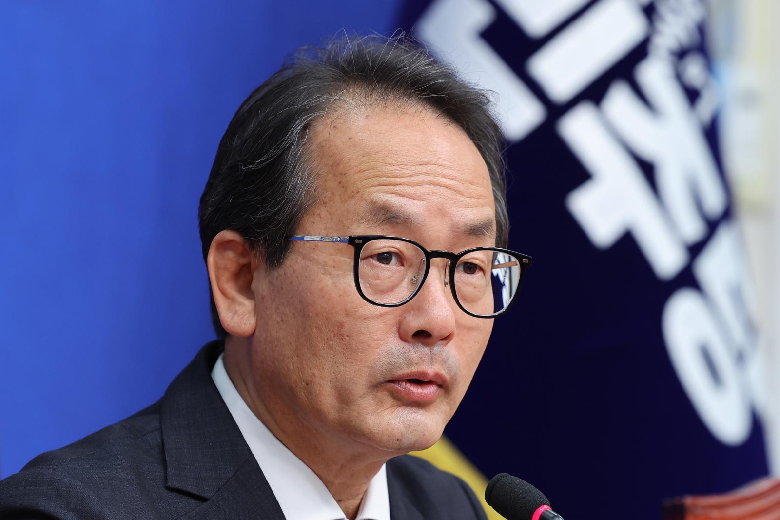 강준현 더불어민주당 수석대변인이 지난 19일 서울 여의도 국회에서 기자간담회를 하고 있다. 2026.5.19 ⓒ 뉴스1