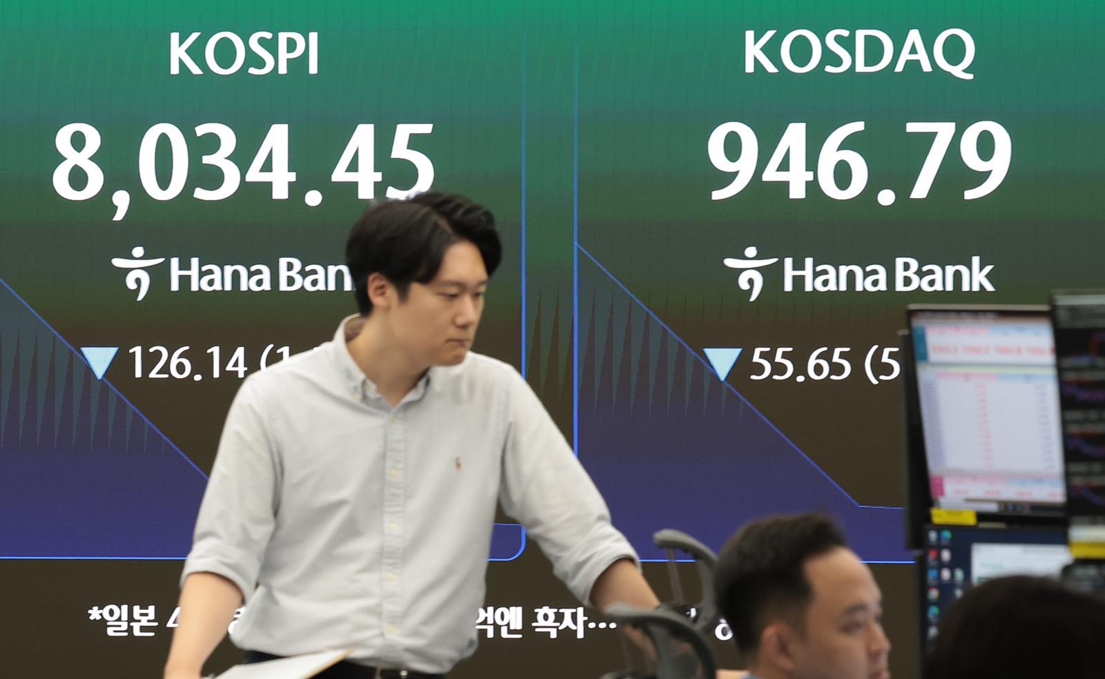 코스피 이어 코스닥도 서킷브레이커…20분간 매매 중단