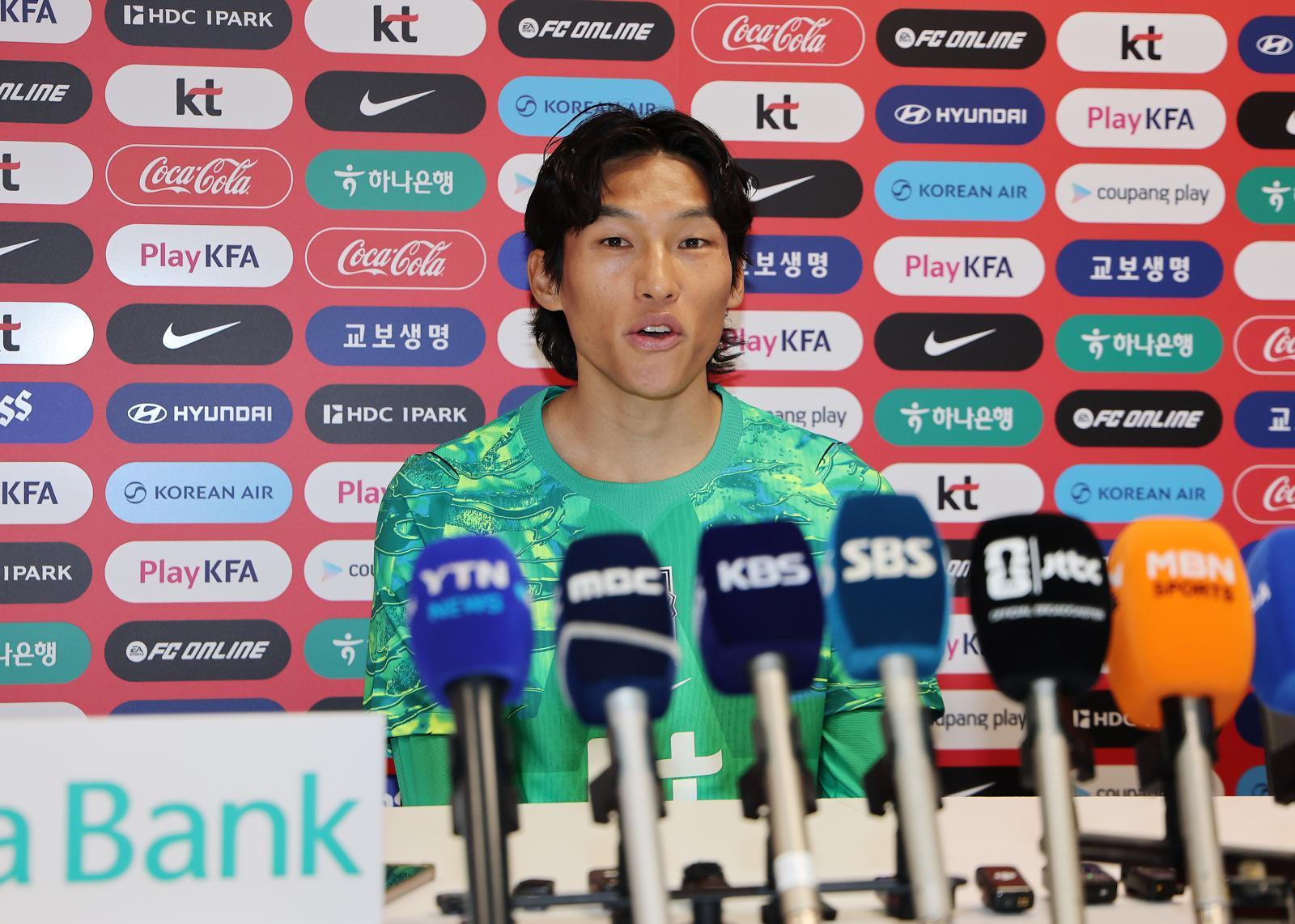 월드컵 앞두고 아빠된 김승규 “딸에게 좋은 성적 선물”