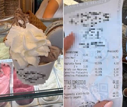 ‘젤라토 2컵에 8만원’ 로마서 바가지 논란…“공짜인 척 토핑 추가”