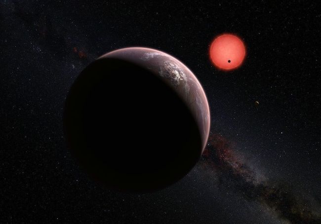 나사가 공개한 TRAPPIST-1의 콘셉트 이미지 / 사진 = 나사 공식 홈페이지