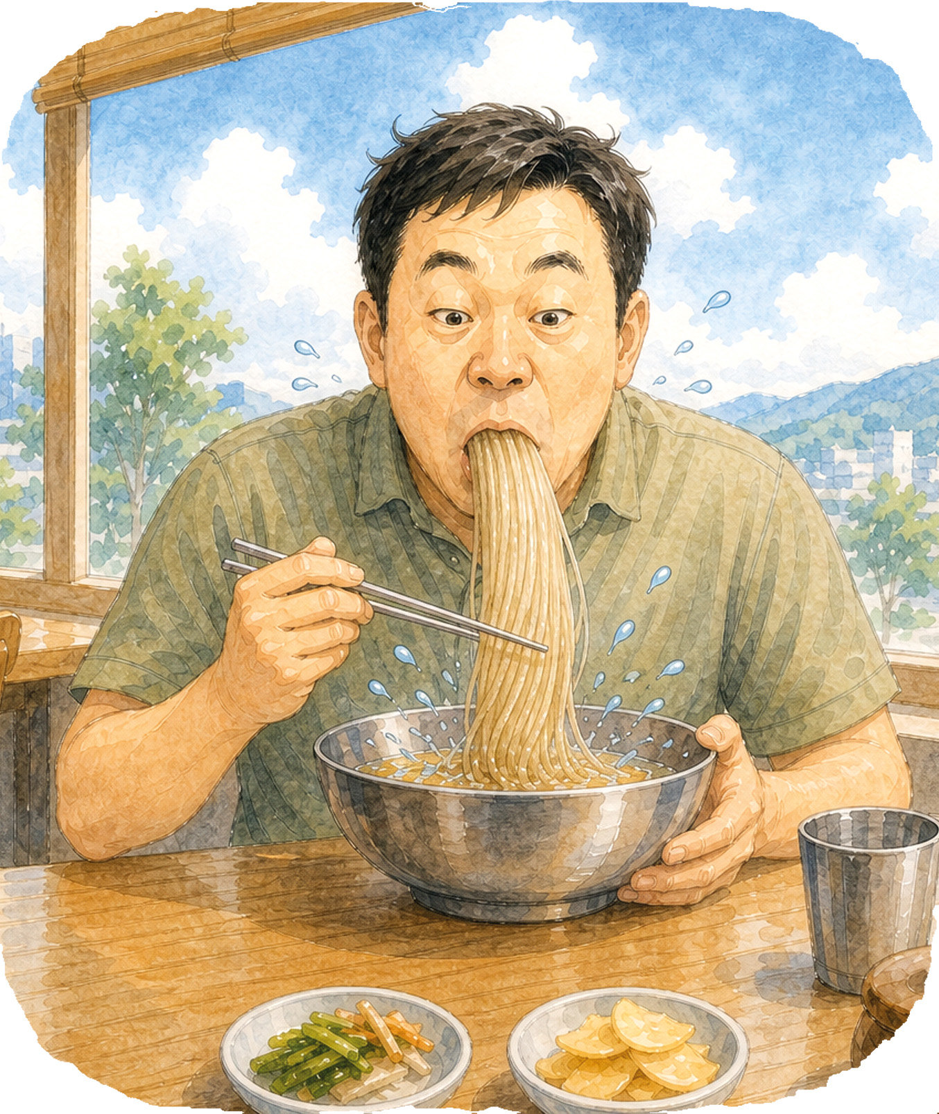 예능이 키운 ‘후루룩후루룩’ 면치기가 두려운 계절, 여름[이용재의 식사의 窓]