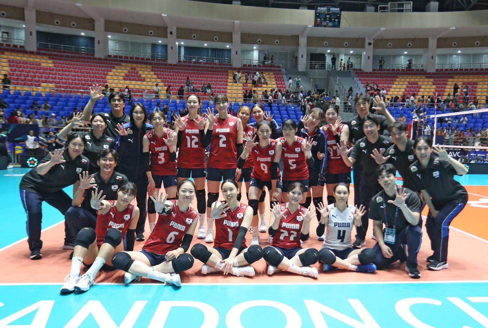 ‘차상현호’ 여자배구, AVC컵 결승행…베트남 3-0 완파
