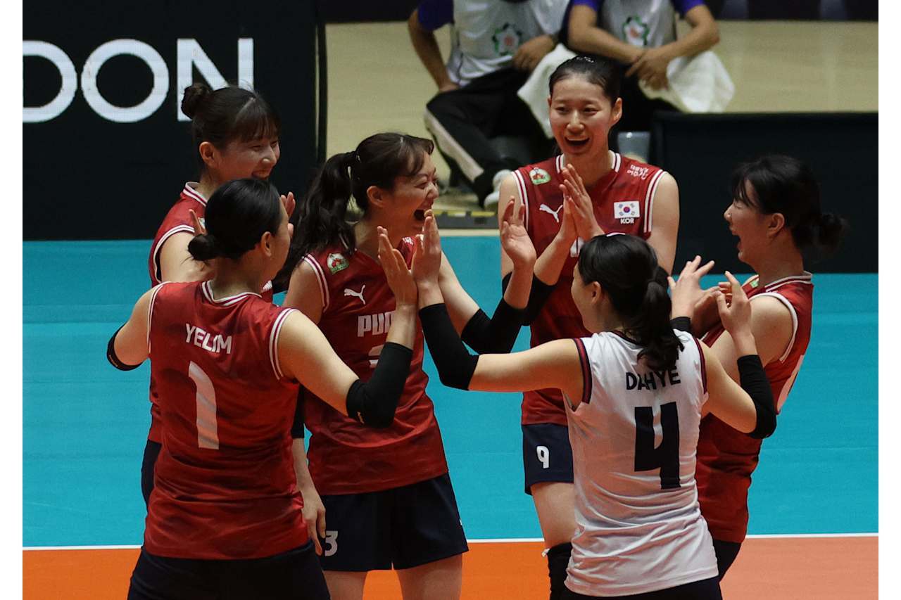 여자배구 대표팀, 대만 3-0 완파하고 AVC컵 우승