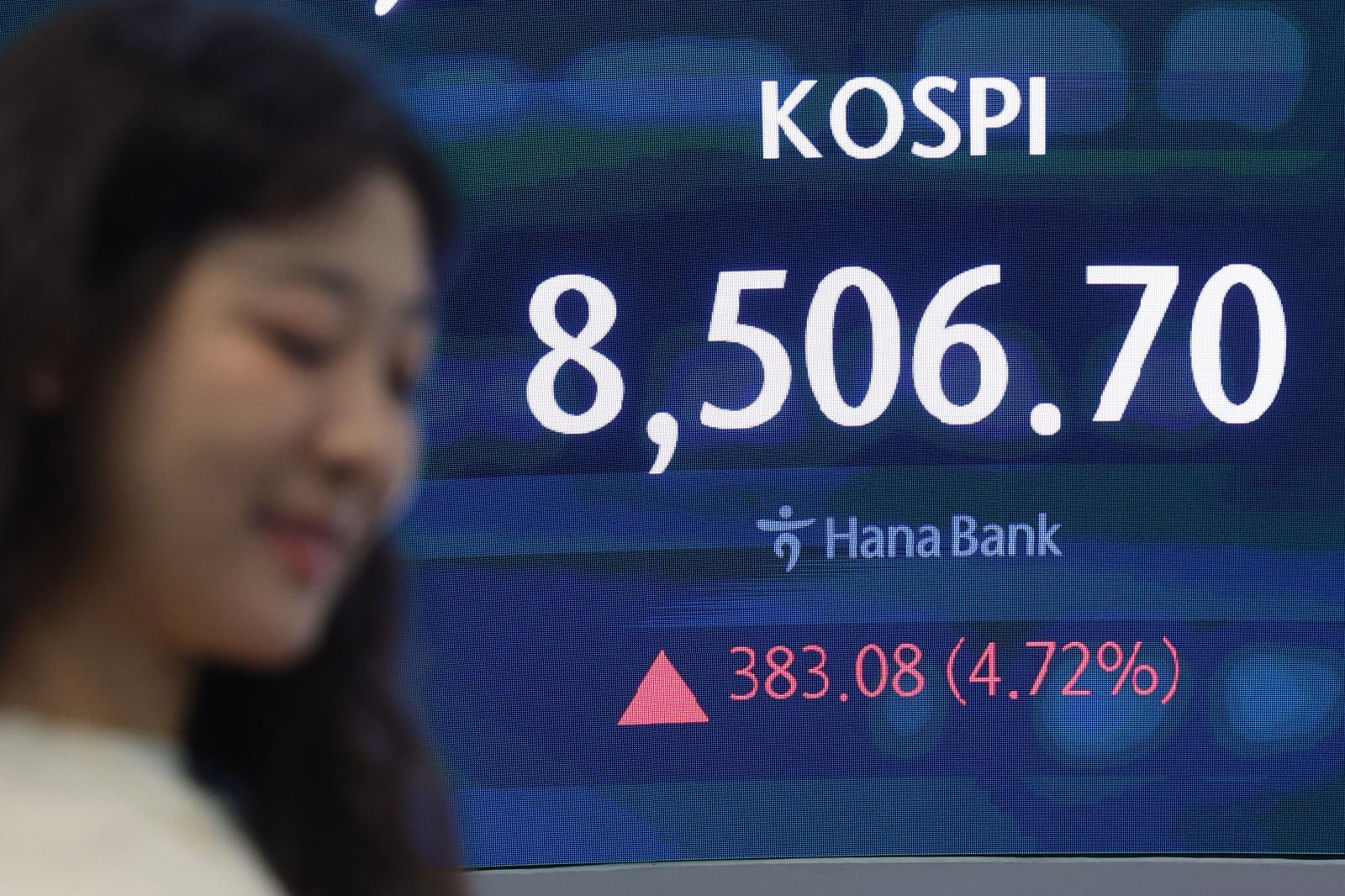 코스피 급등에 매수 사이드카 발동