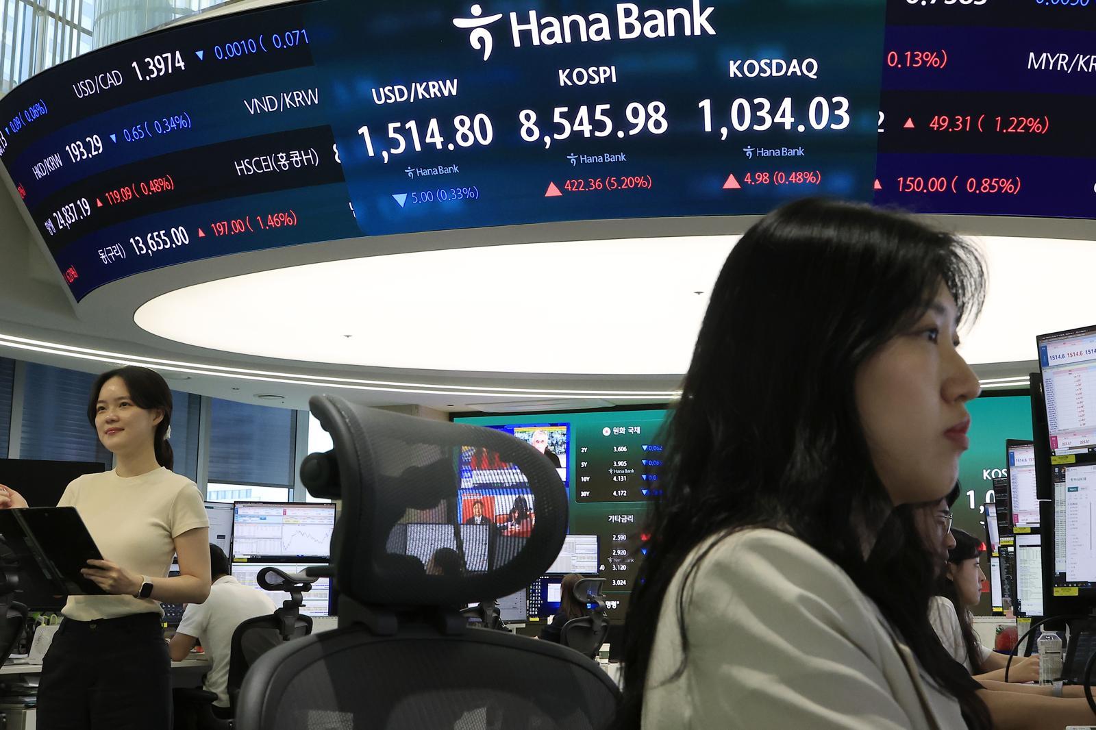 美-이란 종전 합의에…원-달러 환율, 장 중 1504원으로 하락