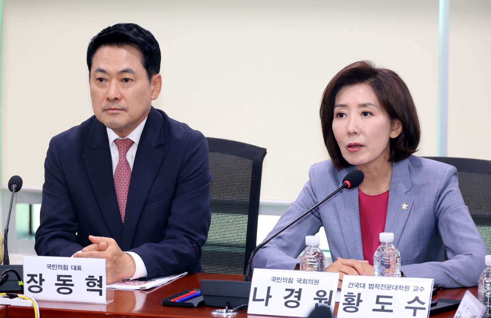 나경원, 경찰 잠실 강제 진입 시도에 “국가폭력…범죄 은폐 시도” 강력 규탄