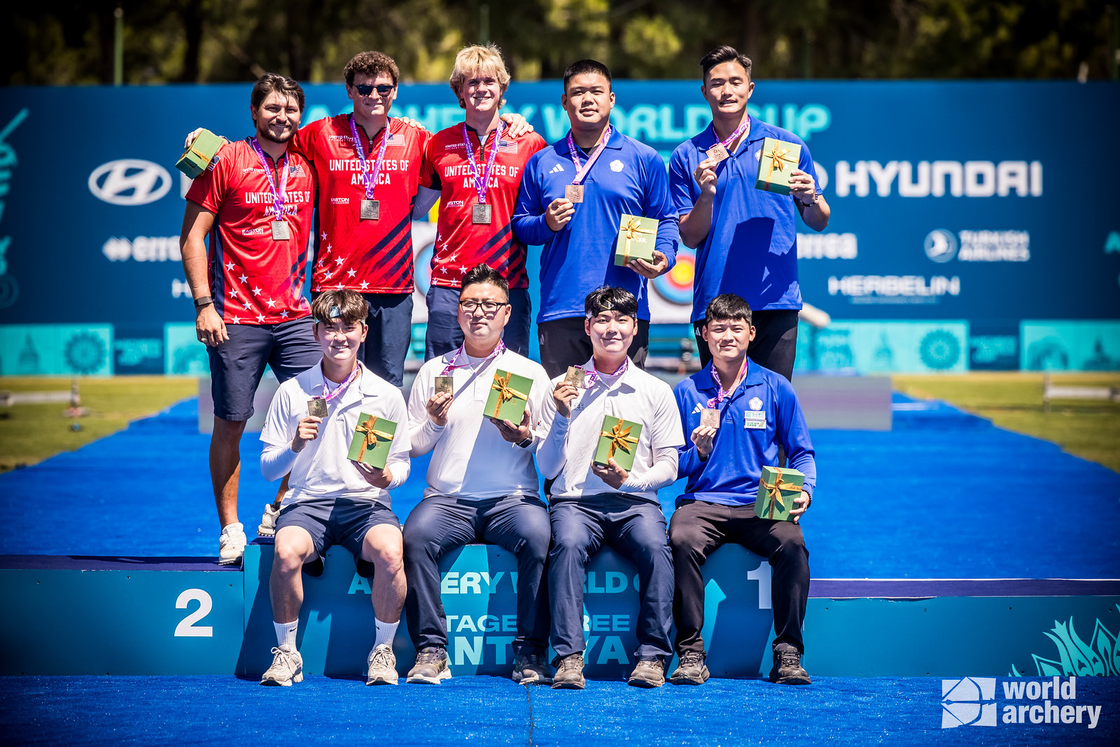 South Korean Men's Archery Team Wins World Cup Team Gold; Lee Woo-seok Takes Individual Silver