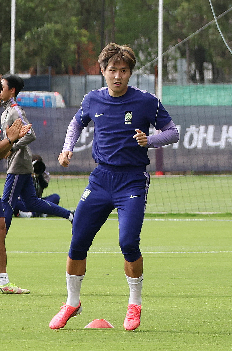 한국 축구 국가대표팀 이강인이 17일(현지시간) 멕시코 과달라하라 인근 사포판 치바스 바예 베르데 훈련장에서 멕시코와의 월드컵 조별리그 2차전을 앞두고 훈련하고 있다. 2026.6.18 (과달라하라(멕시코)=뉴스1)