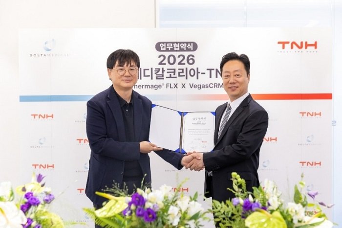 “태블릿에 그리면서 상담한다”…솔타메디칼-TNH, ‘써마지 FLX 디지털 상담 솔루션’ 출시