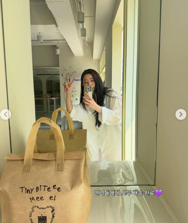 ‘포미닛 17주년’ 권소현, 멤버들 챙겼다…“언니들에게 배송 완료”