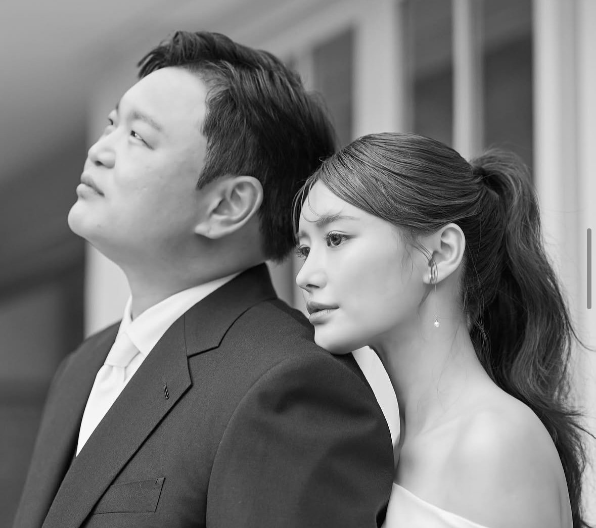배우 고규필(44)과 가수 에이민(35·민수연). 에이민 인스타그램 갈무리
