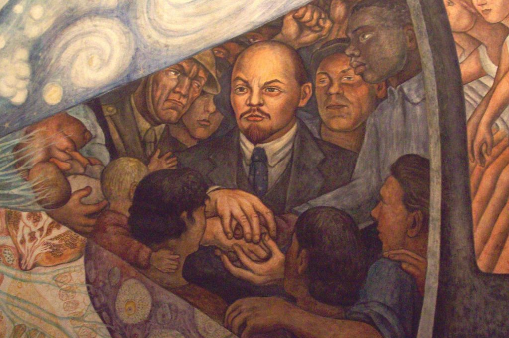 멕시코 멕시코시티의 예술궁전 내 디에고 리베라의 벽화 ‘인간, 우주의 통제자’(1934년)의 일부. 사진 출처 위키미디어 커먼스