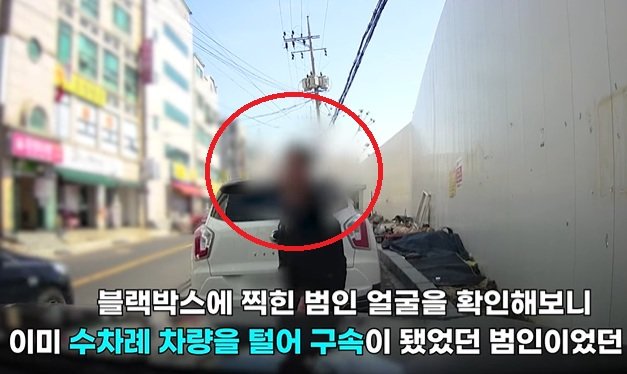 사이드미러 안 접힌 차만 골라…상습 차량털이범 결국 검거 (영상)