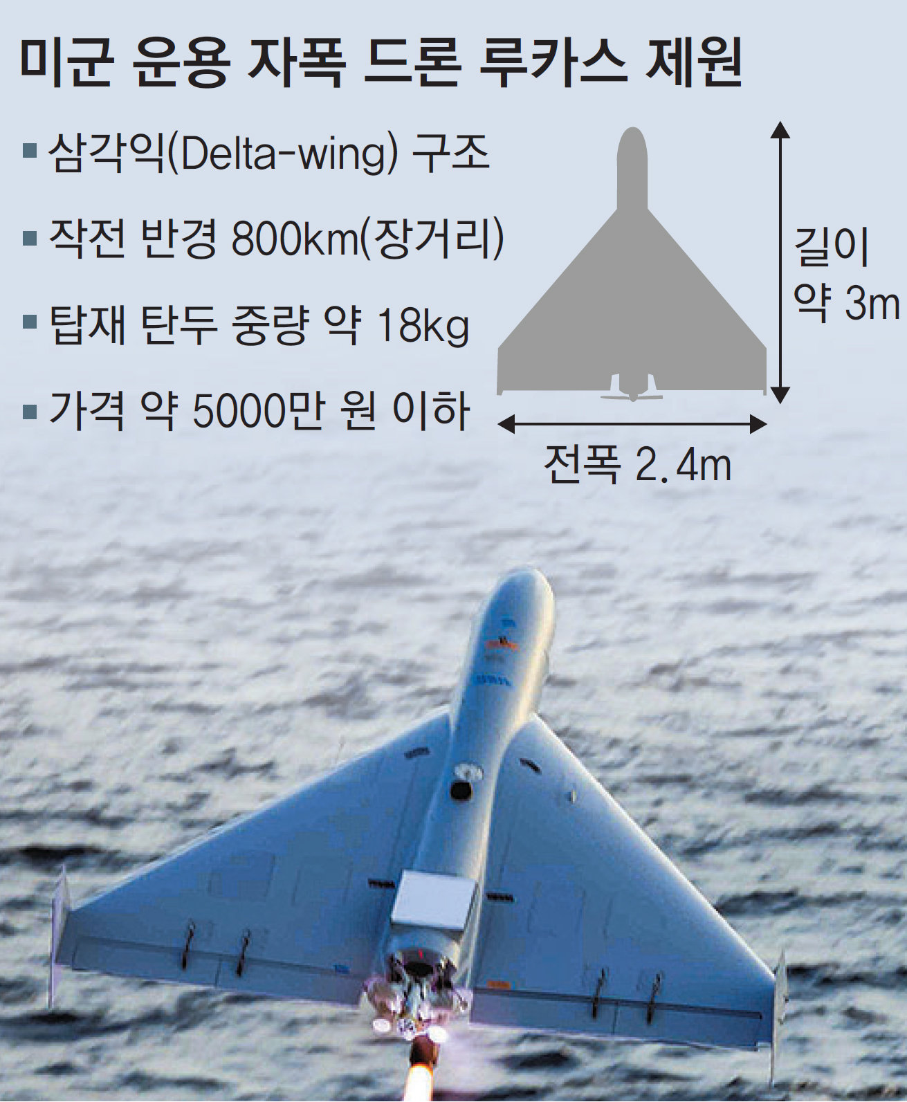 軍, 게임체인저 자폭드론 ‘K루카스’ 등 2만대 전력화 나선다