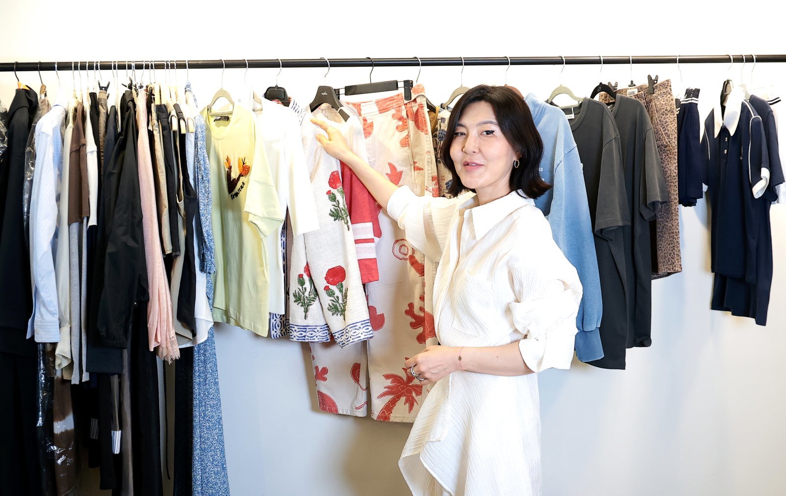 스타일리스트 한혜연이 뉴스1과의 인터뷰에서 포즈를 취하고 있다. 뉴스1