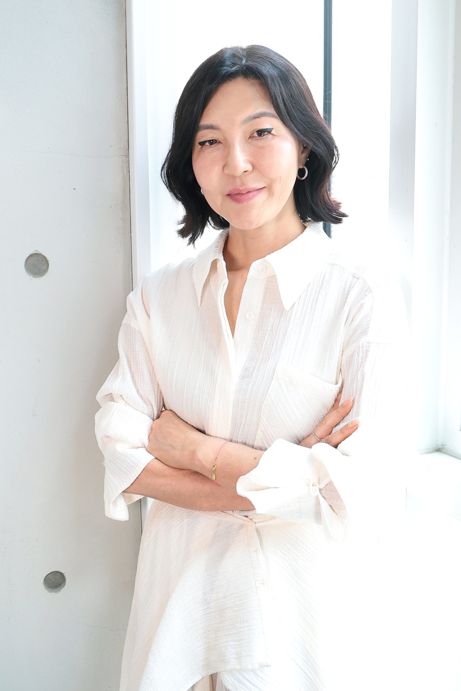 스타일리스트 한혜연이 뉴스1과의 인터뷰에서 포즈를 취하고 있다. 뉴스1