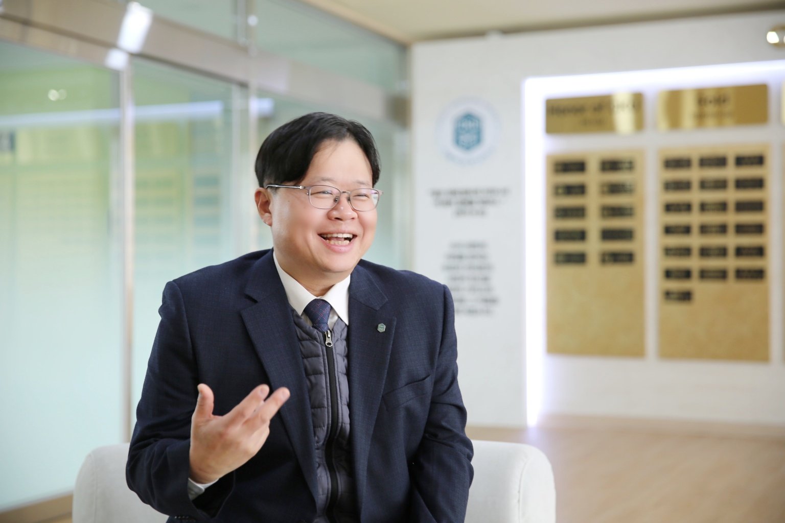 서정운 교수는 “제품과 서비스의 질, 가성비 등으로 경쟁하던 시대는 이제 지나가고 있다”라며 “기업이 어떤 정신, 마음으로 경영하는 지가 소비자들의 중요한 선택이 될 것”이라고 말했다. 가톨릭관동대 제공.