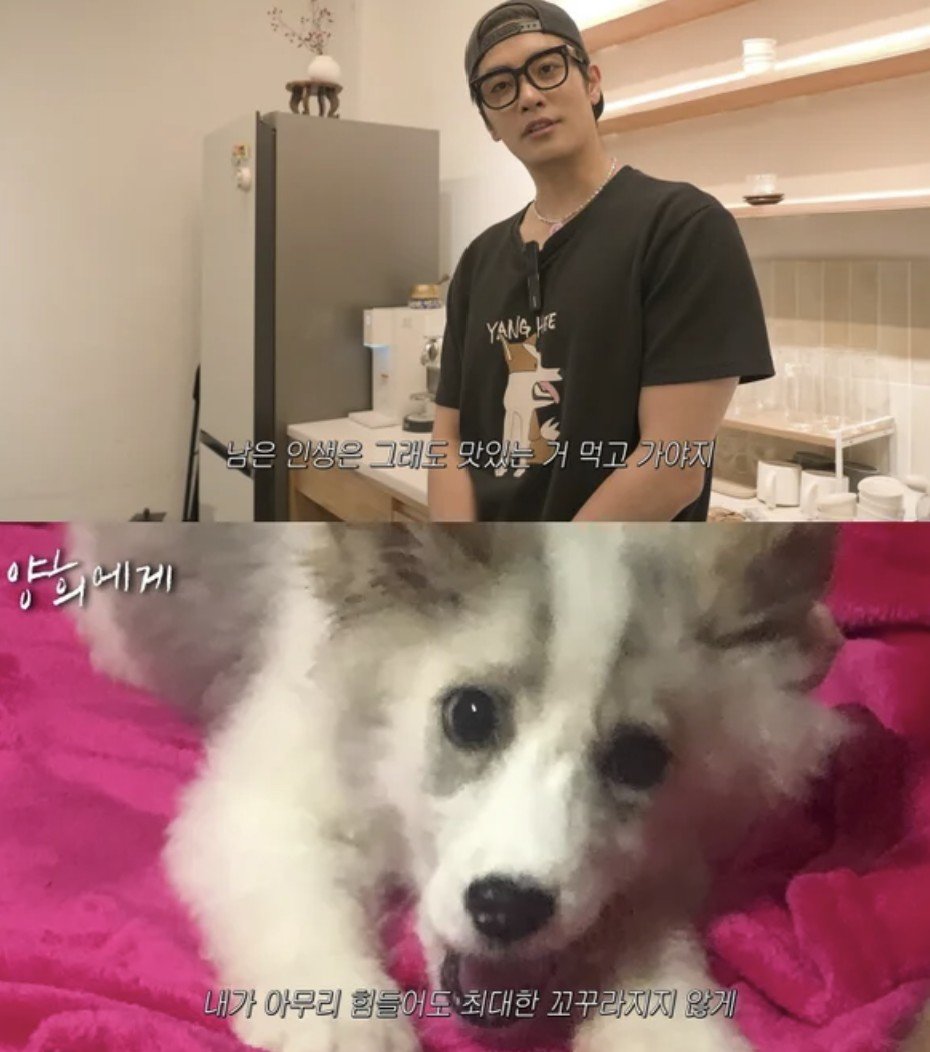 “10살 되면 사람 음식”…배우 성훈, 양희 향한 애정