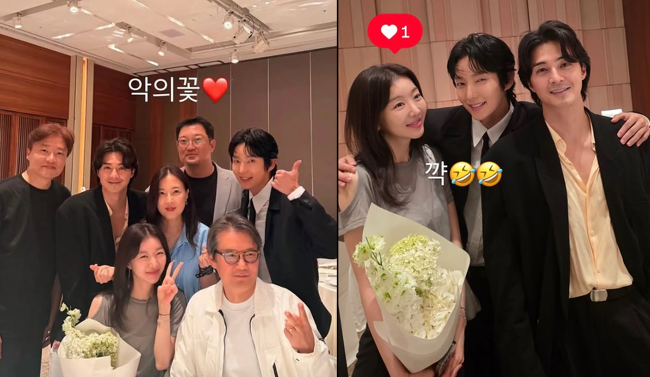 문채원 결혼식 참석한 ‘악의 꽃’ 배우들…변함없는 우정. SNS 소식