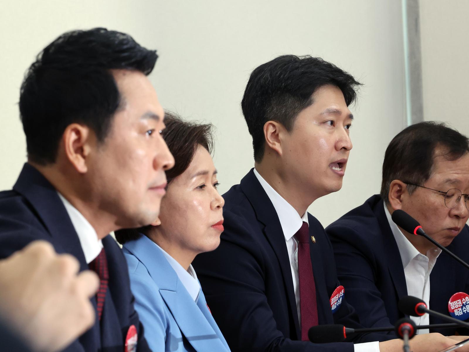 “張사퇴” “본인들이나 사퇴하라” 국힘 최고위서 또 충돌