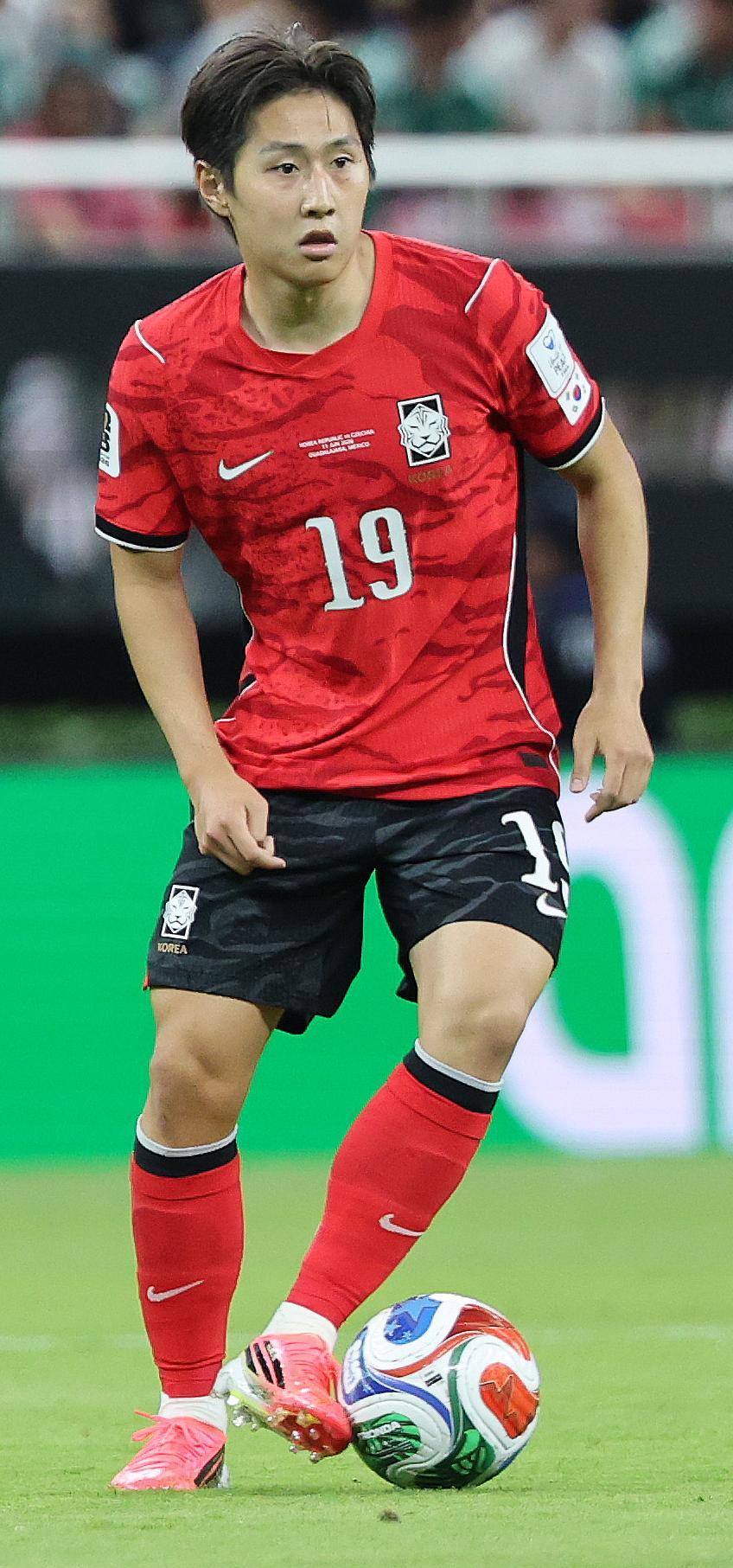 11일(현지시간) 멕시코 할리스코주 사포판 과달라하라 스타디움에서 열린 2026 북중미 월드컵 A조 조별리그 1차전 대한민국과 체코의 경기에서 이강인이 드리블을 하고 있다. 2026.6.12 ⓒ 뉴스1