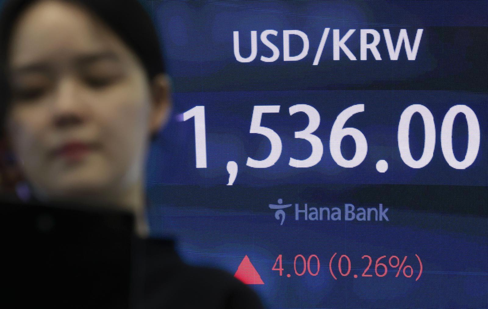 Won-Dollar Exchange Rate Closes Up 13.2 Won at 1545.2 Amid Middle East Instability