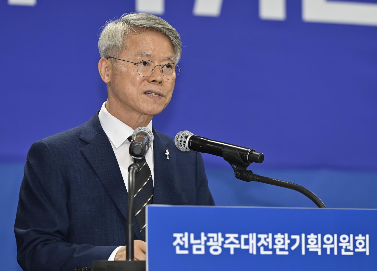 민형배 전남광주통합특별시장 당선인. 2026.06.29. 나주=뉴시스