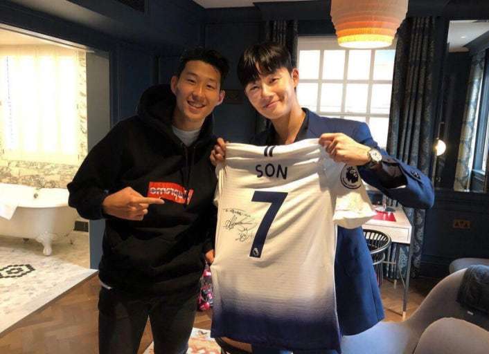 손흥민 사과문에 연예계도 먹먹…절친 박서준 응원