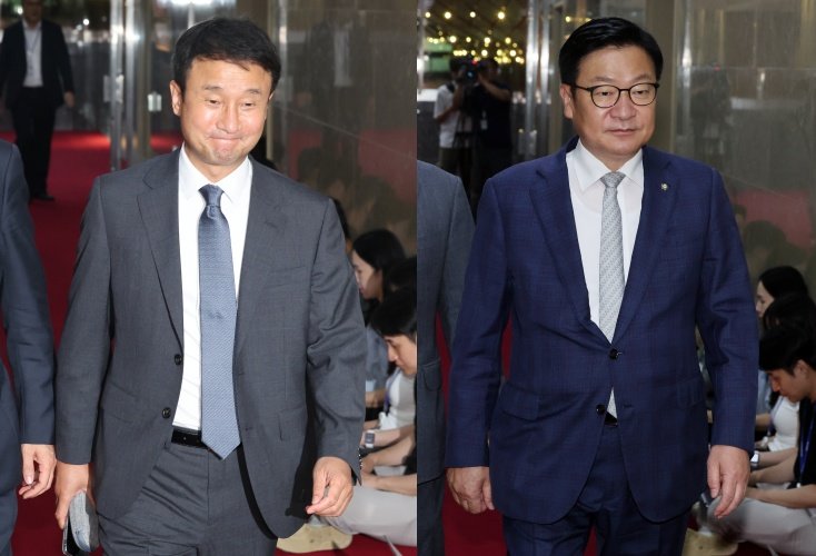 與 “비상입법체제 가동” vs 野 “입법독재”…국회 원 구성 놓고 충돌