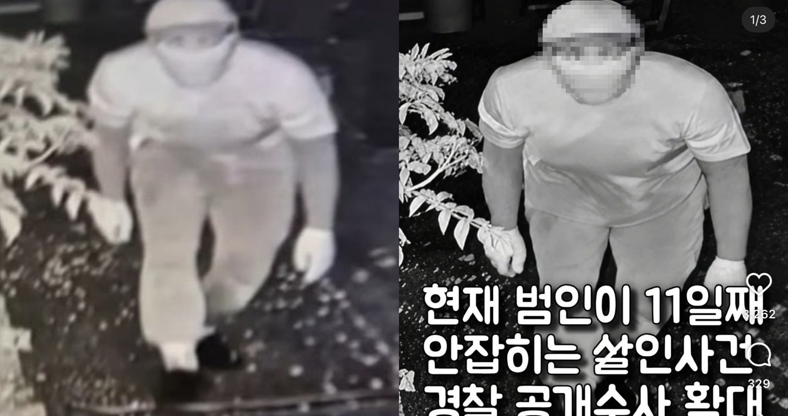 “진짜 사진 아닙니다”…무섭게 노려보는 ‘통영 복면 살인범’ 이미지 정체