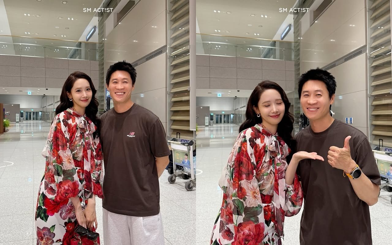 윤아, 진선규랑 친했네…몸 맞댄 다정한 포즈