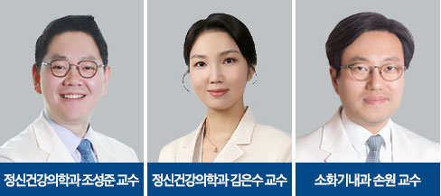 성균관의대 강북삼성병원 정신건강의학과 조성준·김은수 교수, 소화기내과 손원 교수