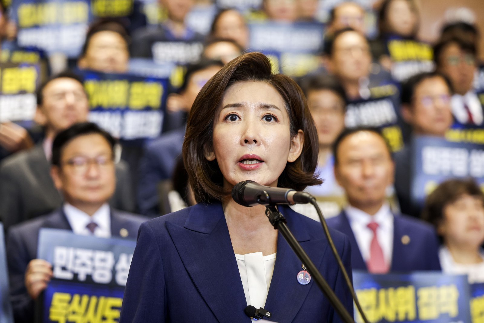 나경원 “與, 야당 들러리 세우겠단 것…나머지 7개 상임위 받을 이유 없어”