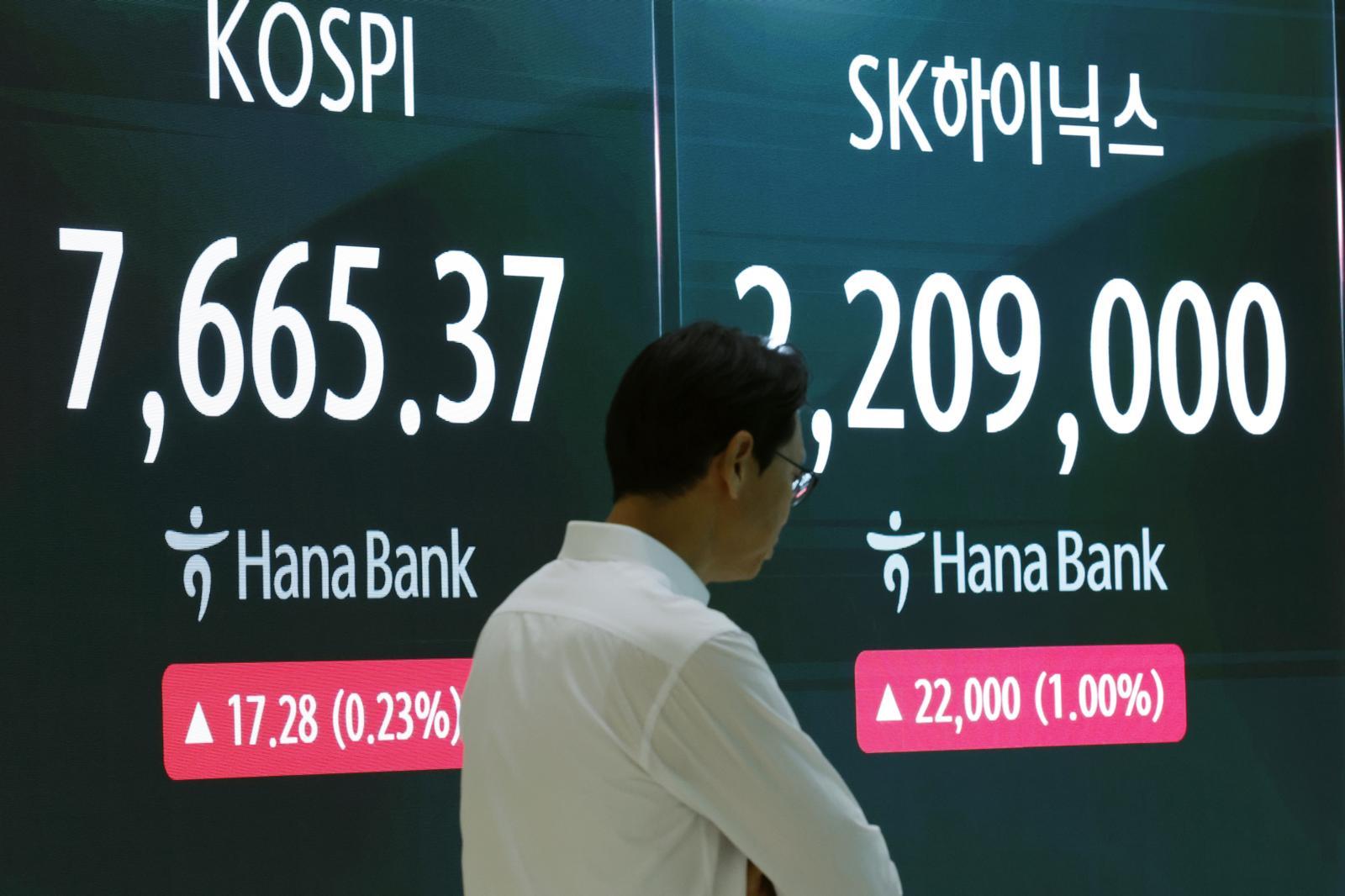 급락 딛고 상승 반전 ‘롤러코스터 코스피’…반도체株 힘입어 7700선 회복